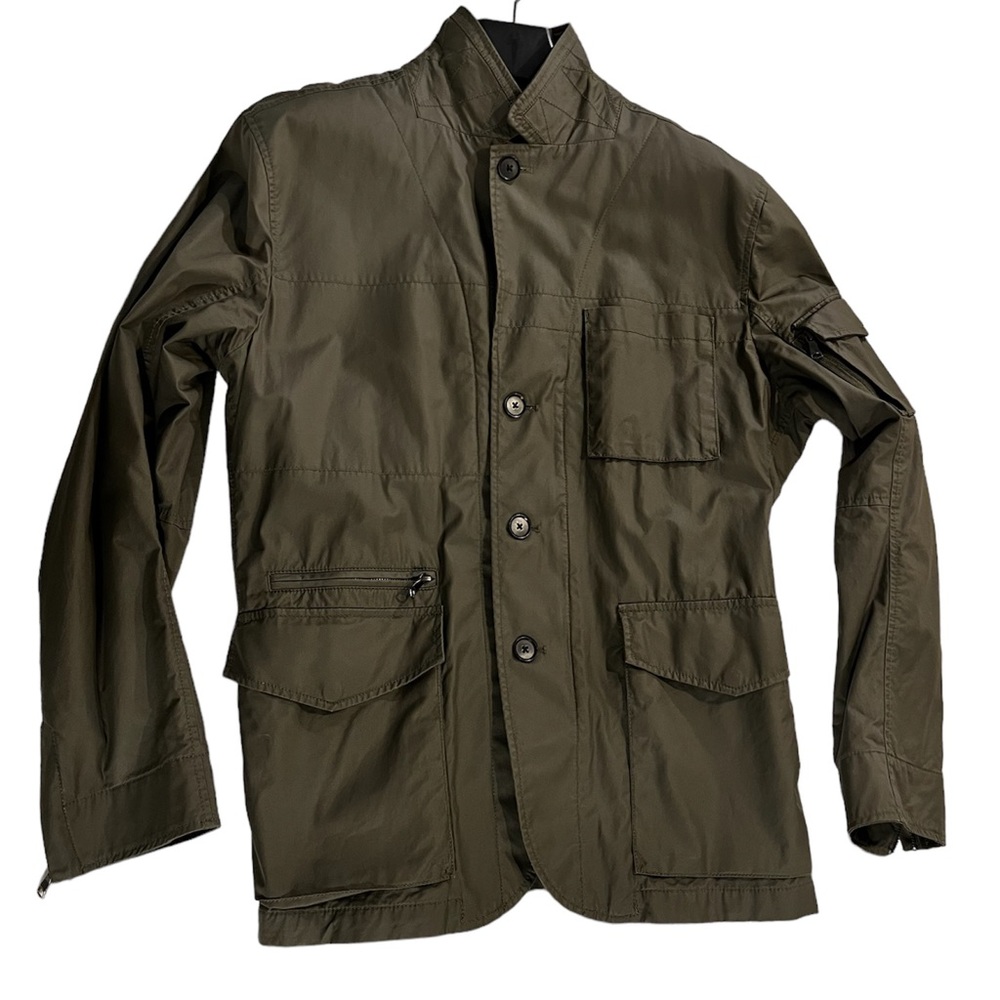 Coated Cotton Men’s Military Field Jacket / Blazer